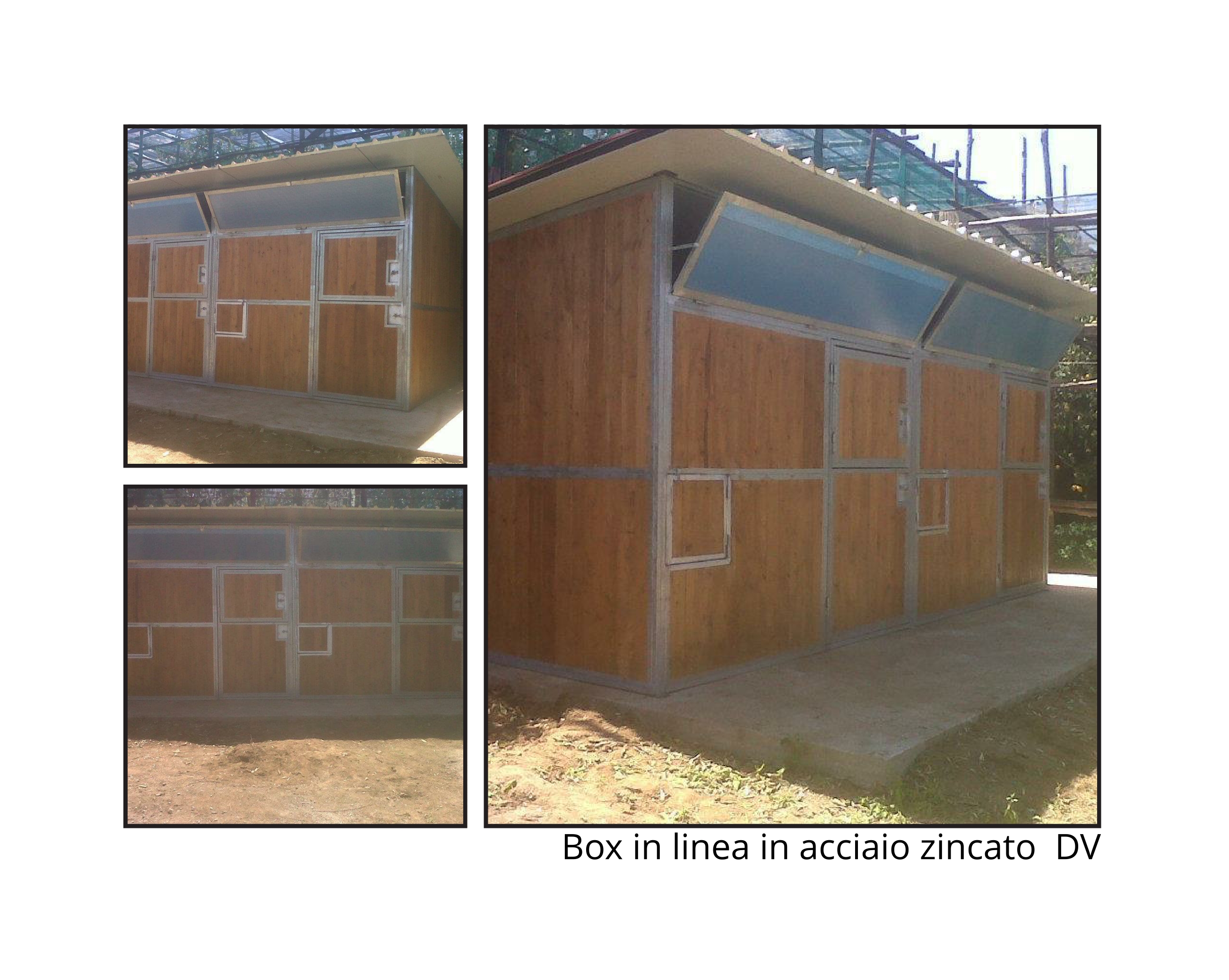 cod.0070 Box in linea in acciaio zincato